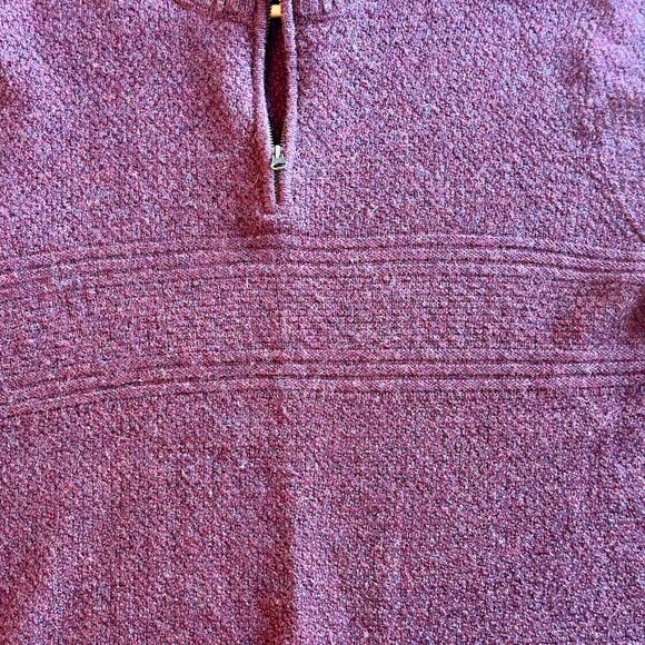 Men's Pendleton washable wool quarter zip sweater (XL) - Picture 4 of 4